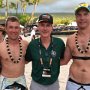 Nach dem Finishen mit Mark Allen, 6maliger Ironman Hawaii Sieger und Ingo Schulmeyer